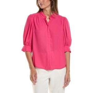 Cece Womens  Open Collar Top